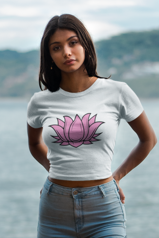 lotus t-shirt, yoga t-shirt women - nautunkee