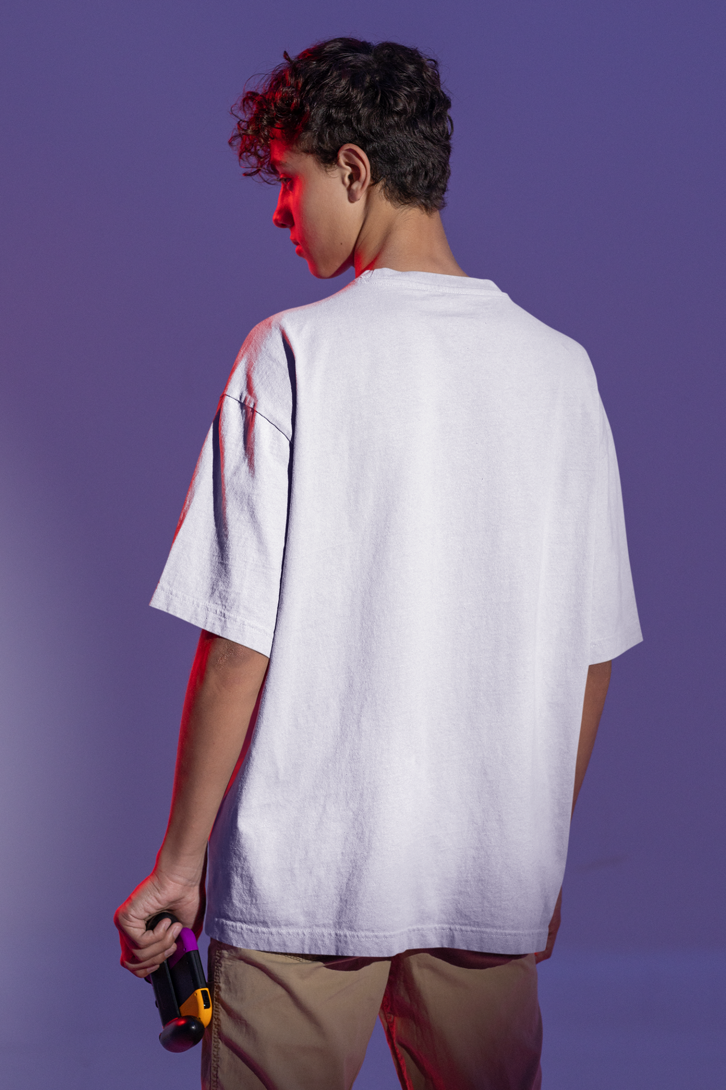 Unisex Plain White Oversized T-Shirt
