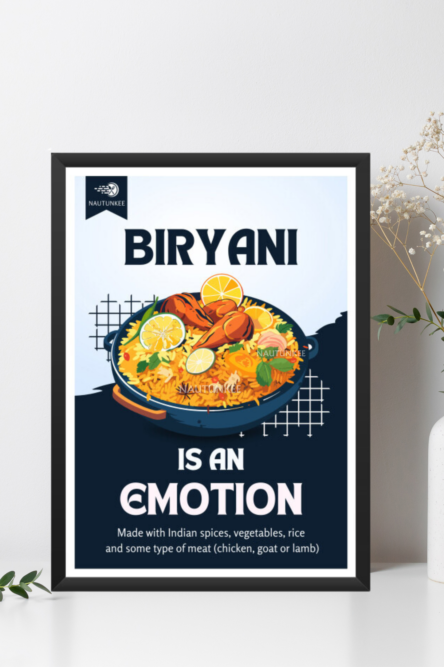 biryani poster - nautunkee