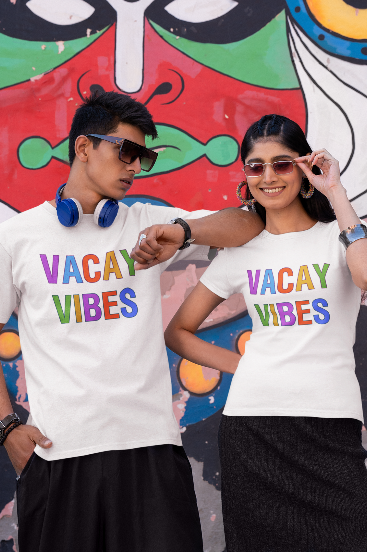 Vacay Vibes Couple T-Shirt