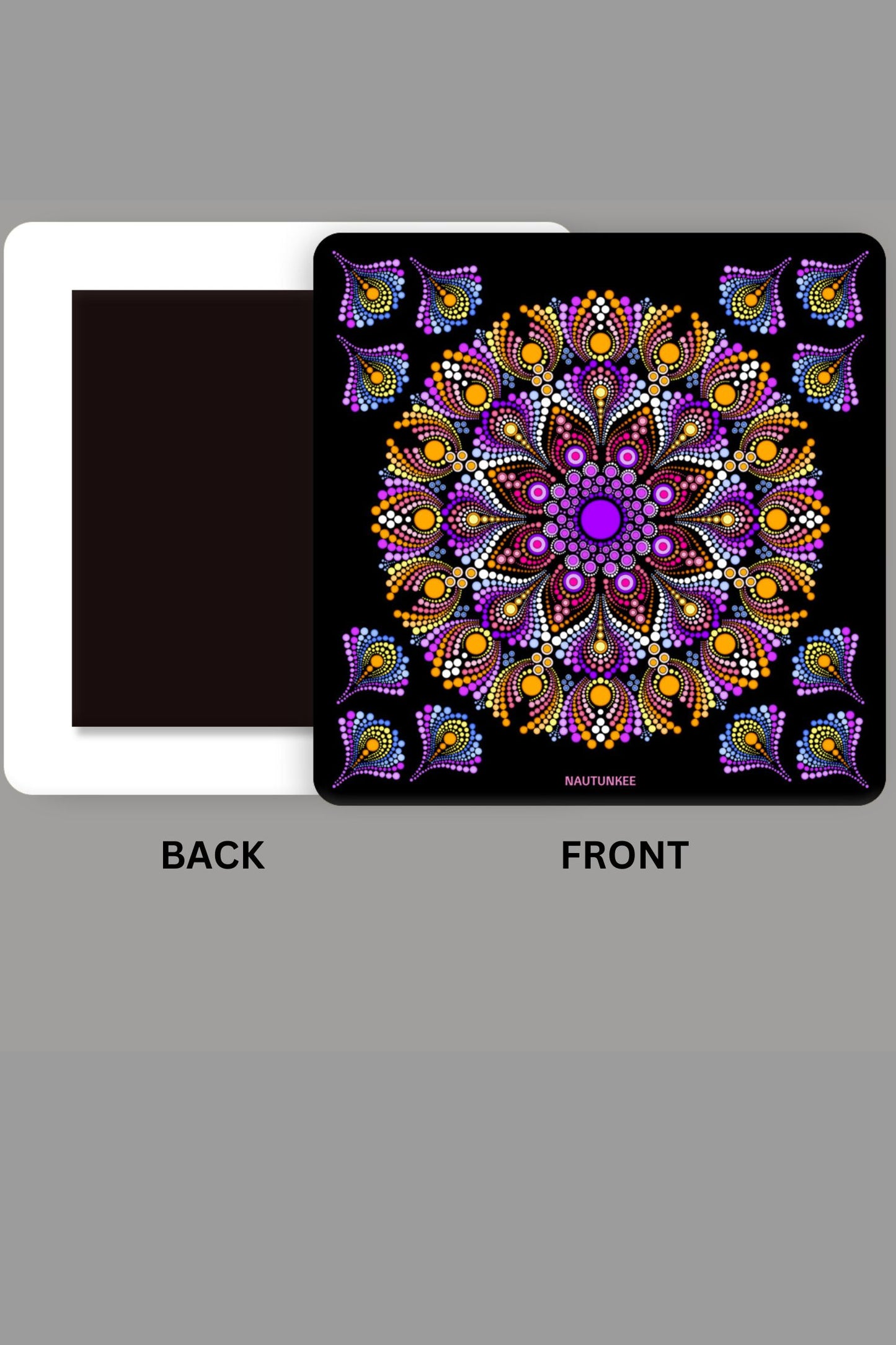 Dot Mandala Fridge Magnet