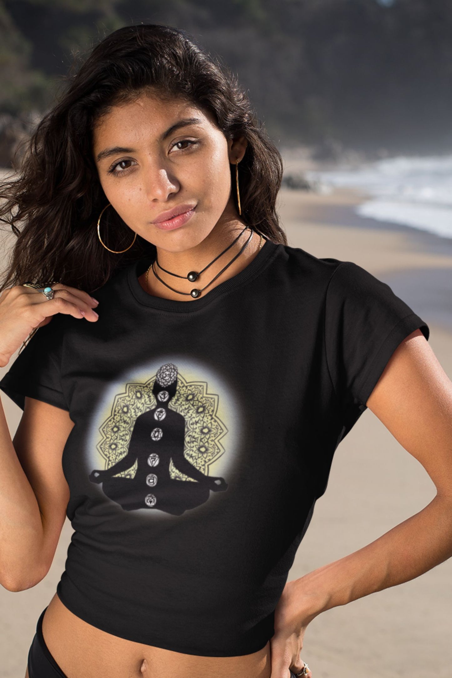 7 Chakras Crop Top For Women