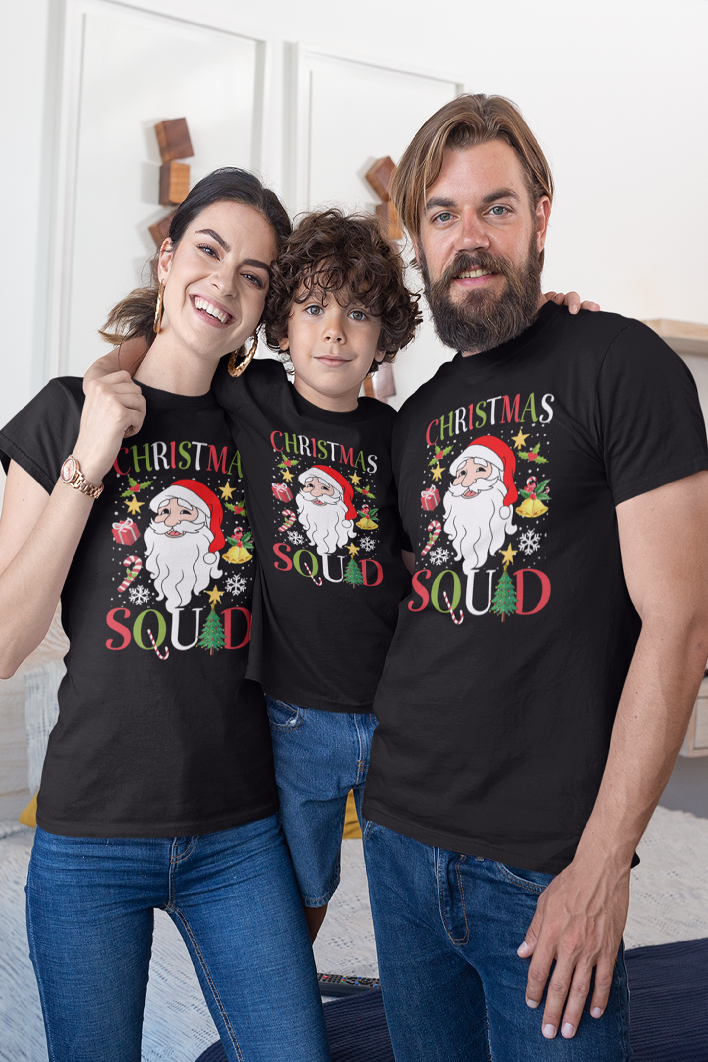 Christmas Squad Family T-Shirt - nautunkee