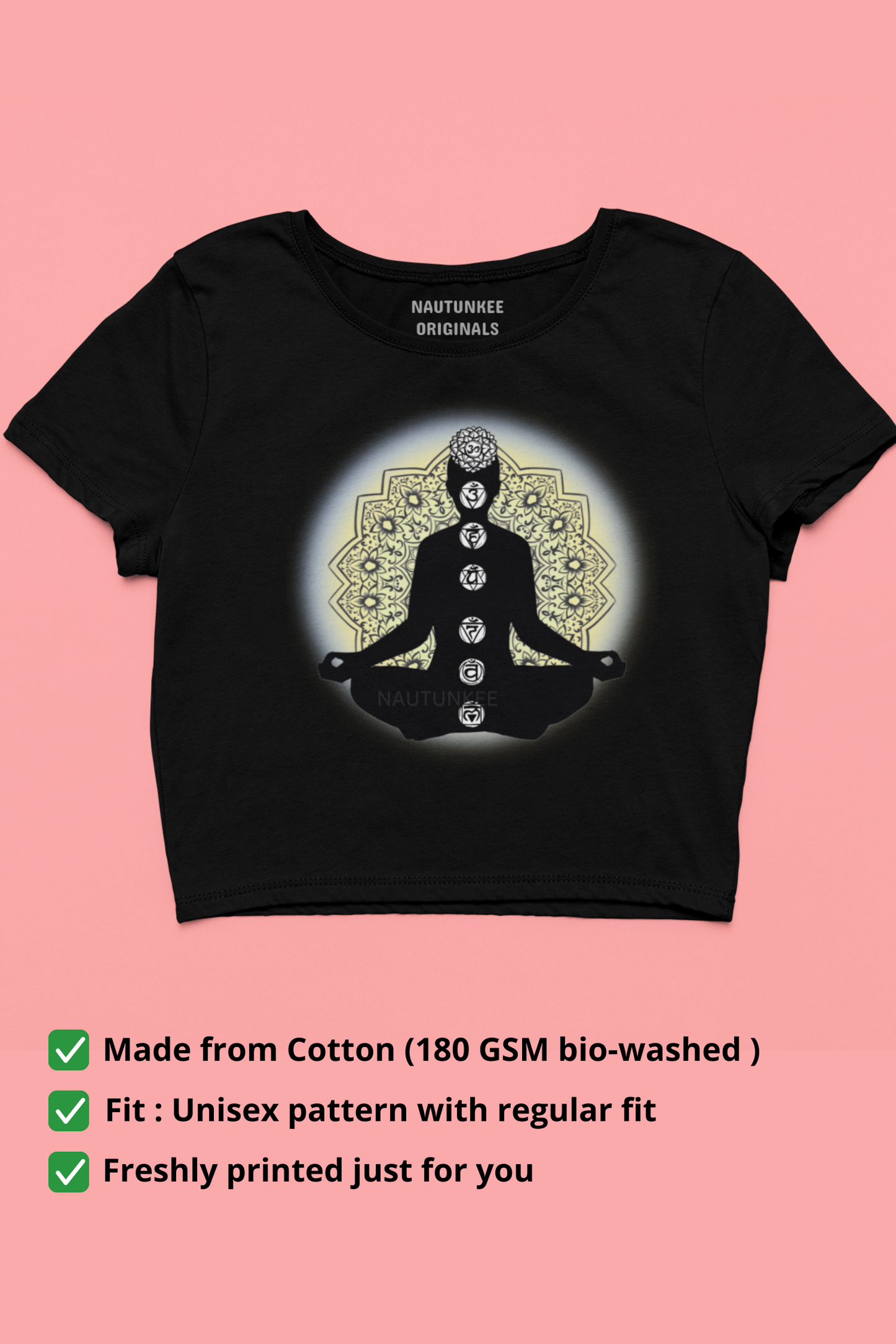 7 chakras crop top - nautunkee
