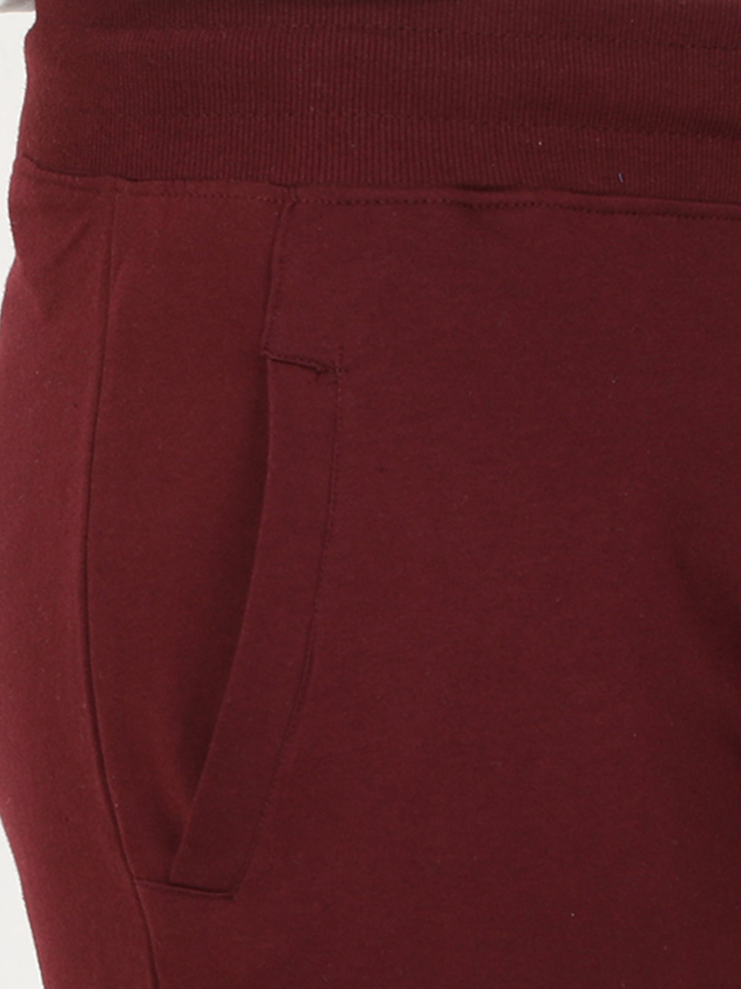 Plain Maroon Jogger Pants