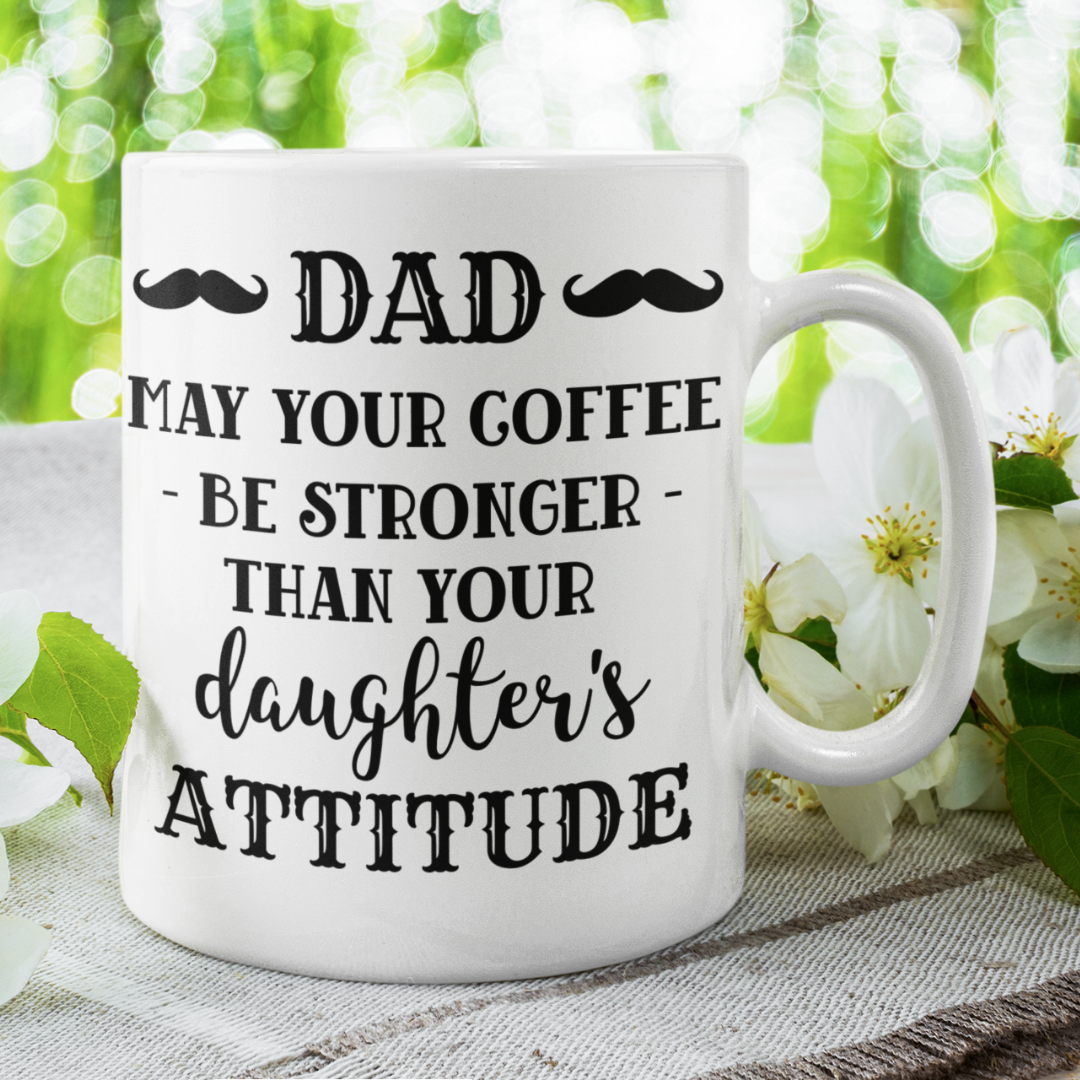 Dad Gift From Daughter Coffee Mug - nautunkee.com