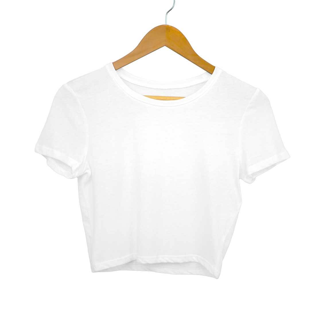 Plain White - Women Crop Top - nautunkee