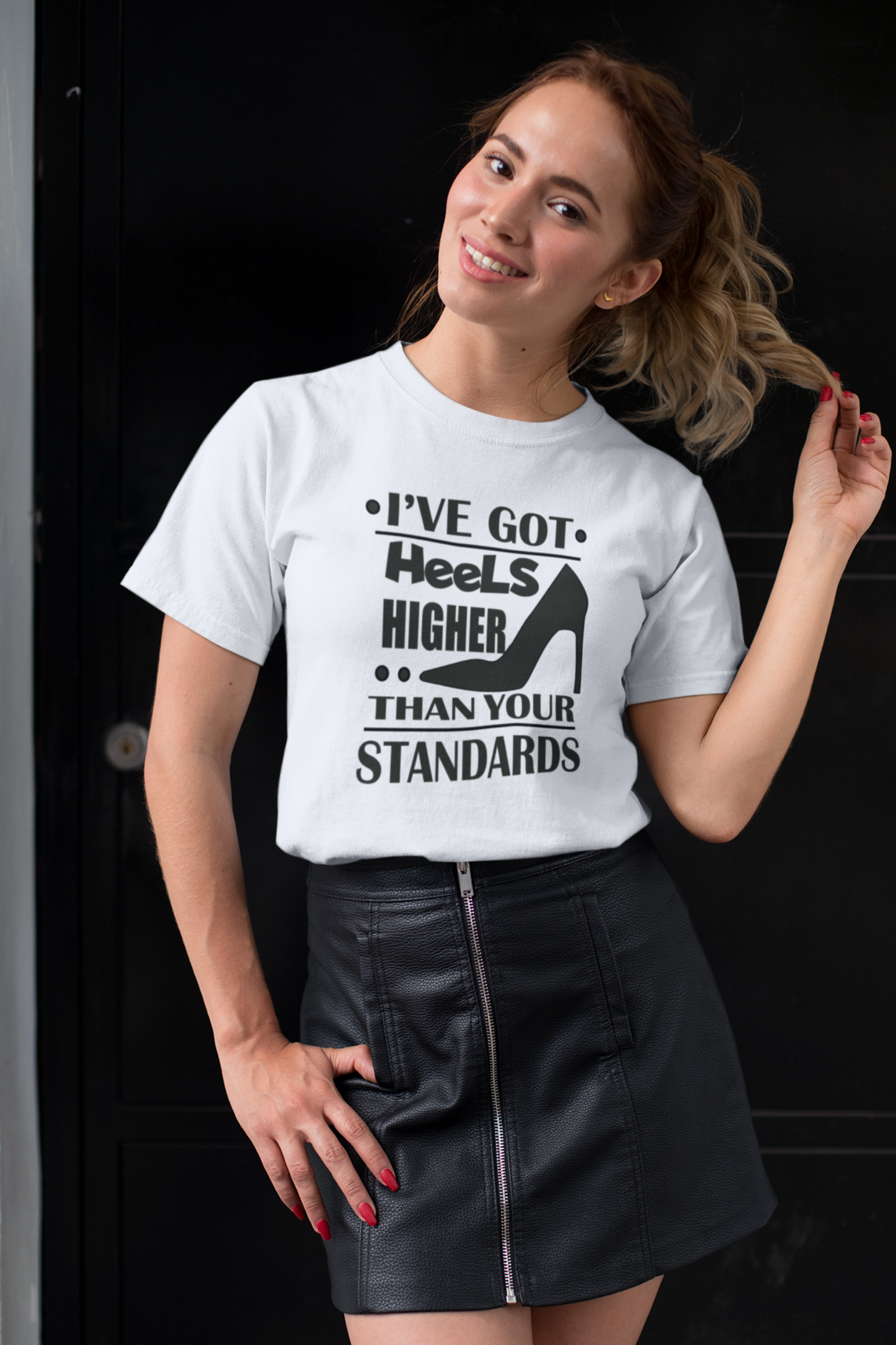 White Crew Neck T-Shirt For Women - nautunkee.com