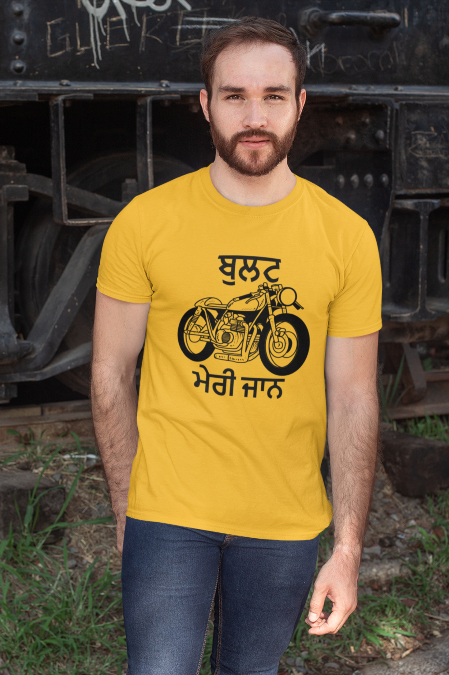 BULLET BIKE PRINTED MEN'S T-SHIRT