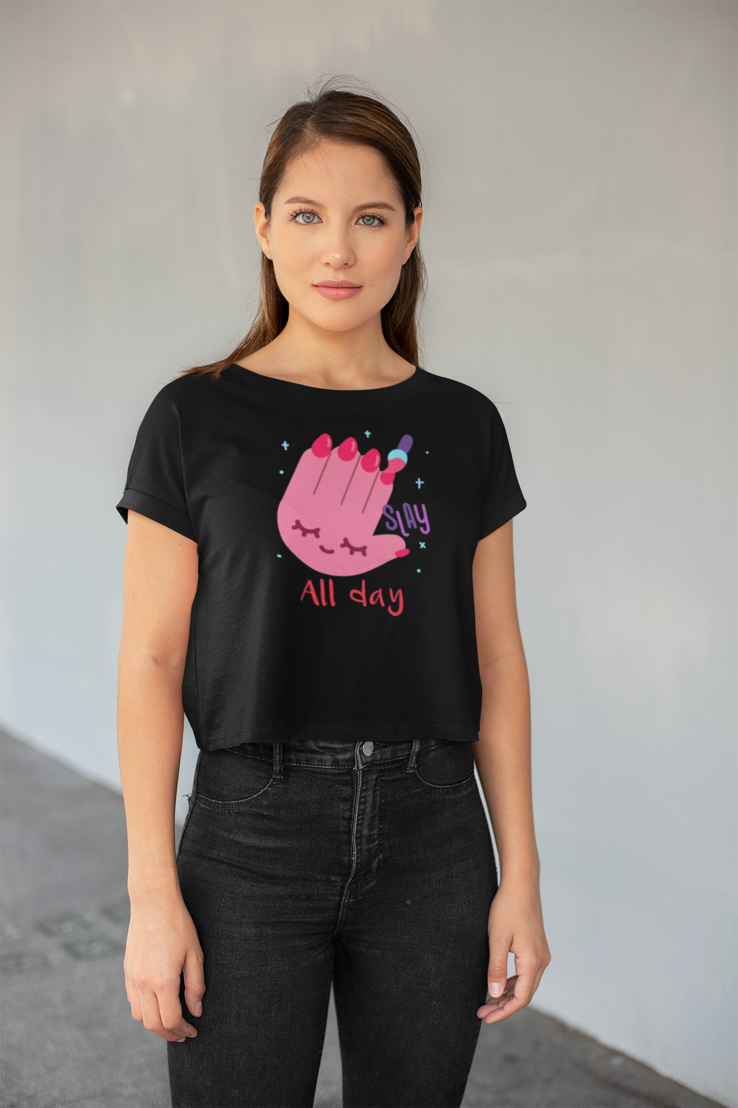 Slay All Day | Crop Top For Women