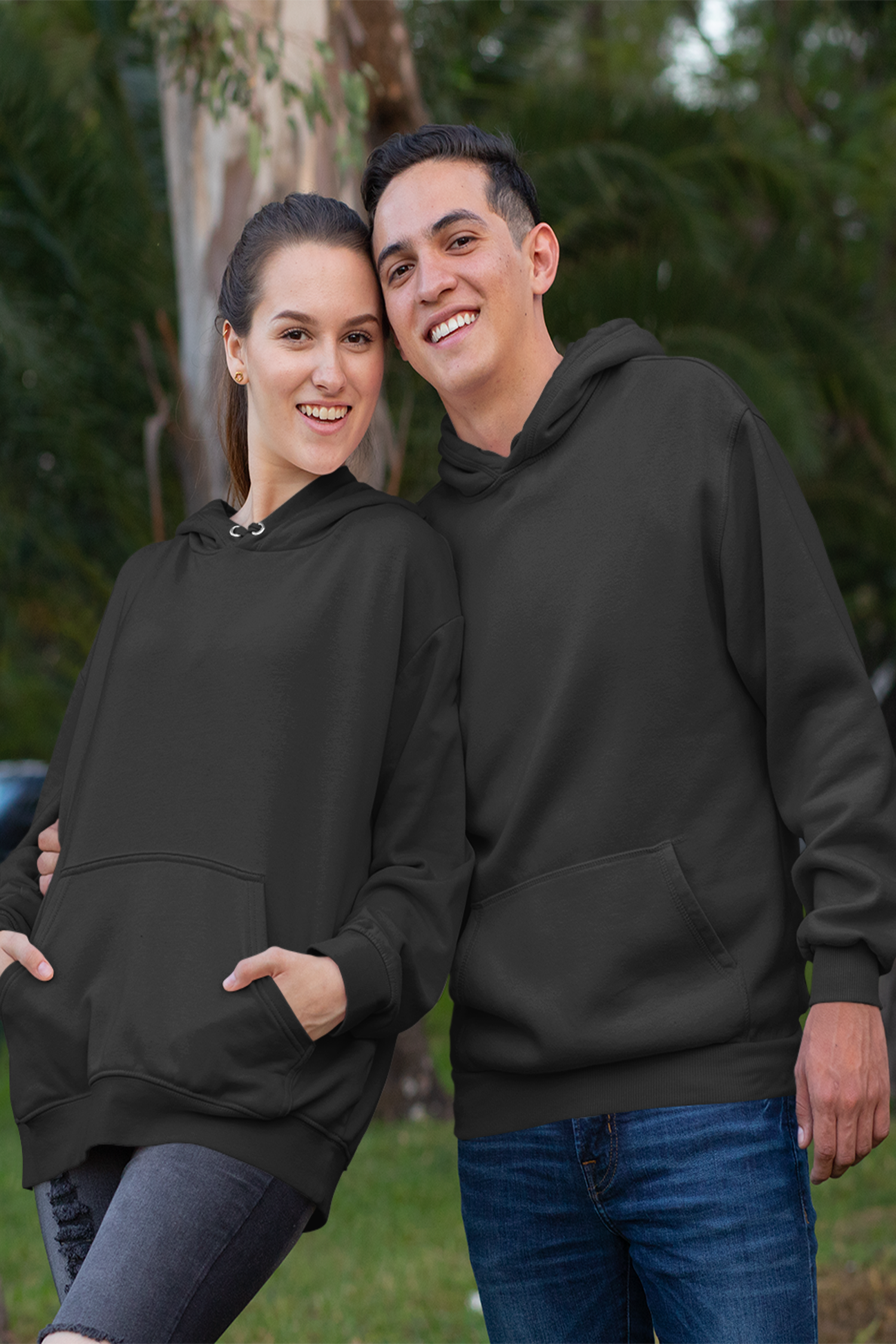 Matching hoodies top for couples