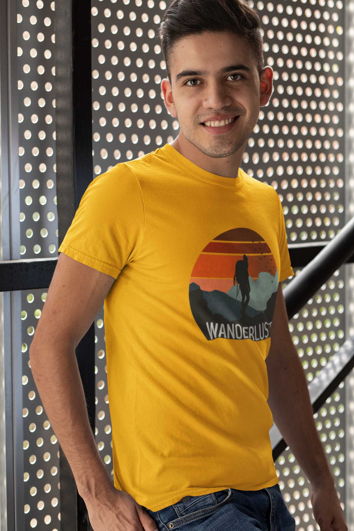 Wanderlust men's Travel T-Shirt - nautunkee.com