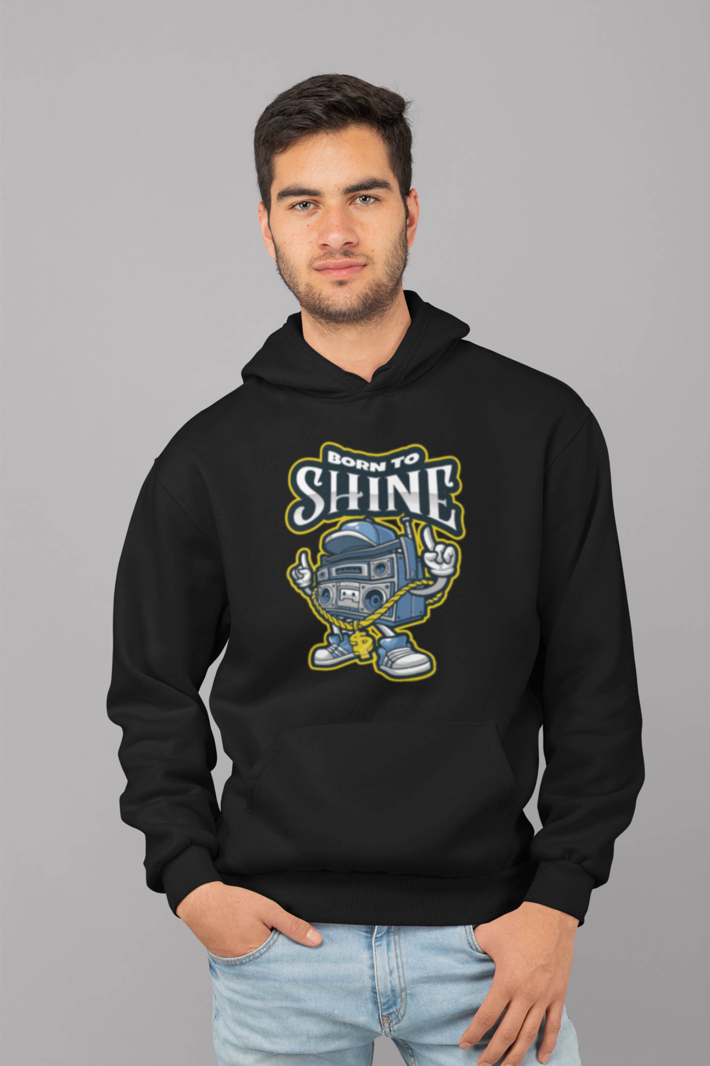 Born To Shine Diljit Dosanjh Printed hoodie - Nautunkee.com