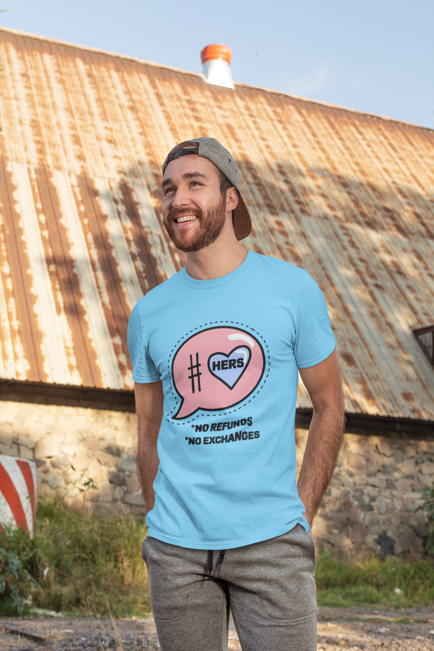 His/Hers No Exchanges & No Refunds Matching Couple T-Shirt