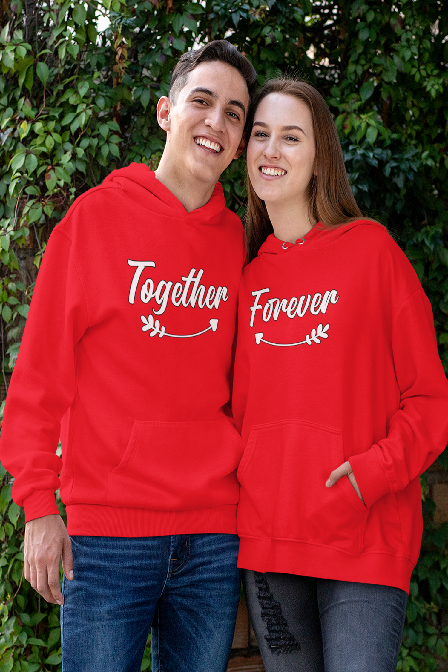 Together Forever Matching Couple Hoodies – Nautunkee