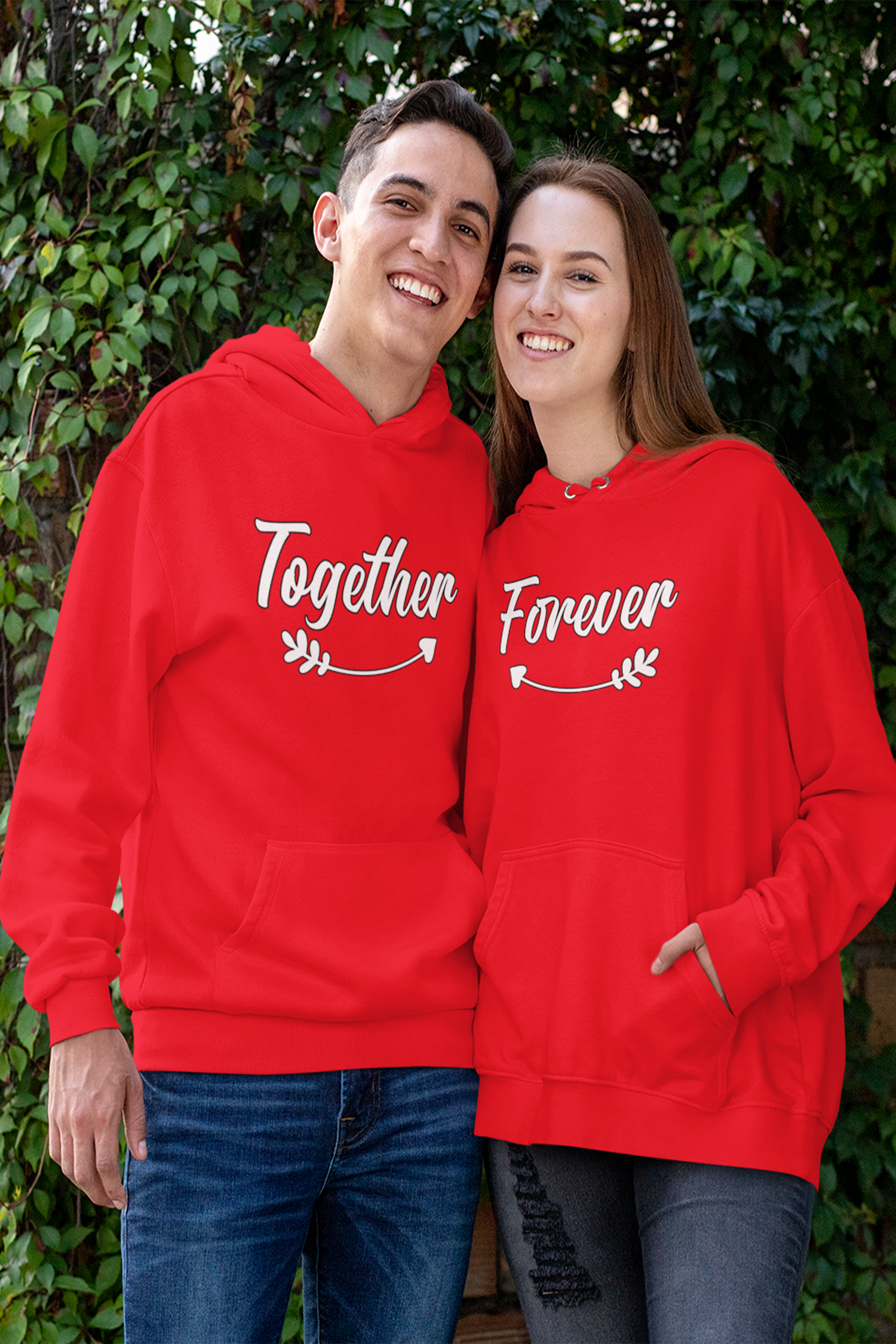 Matching couple hoodies sales