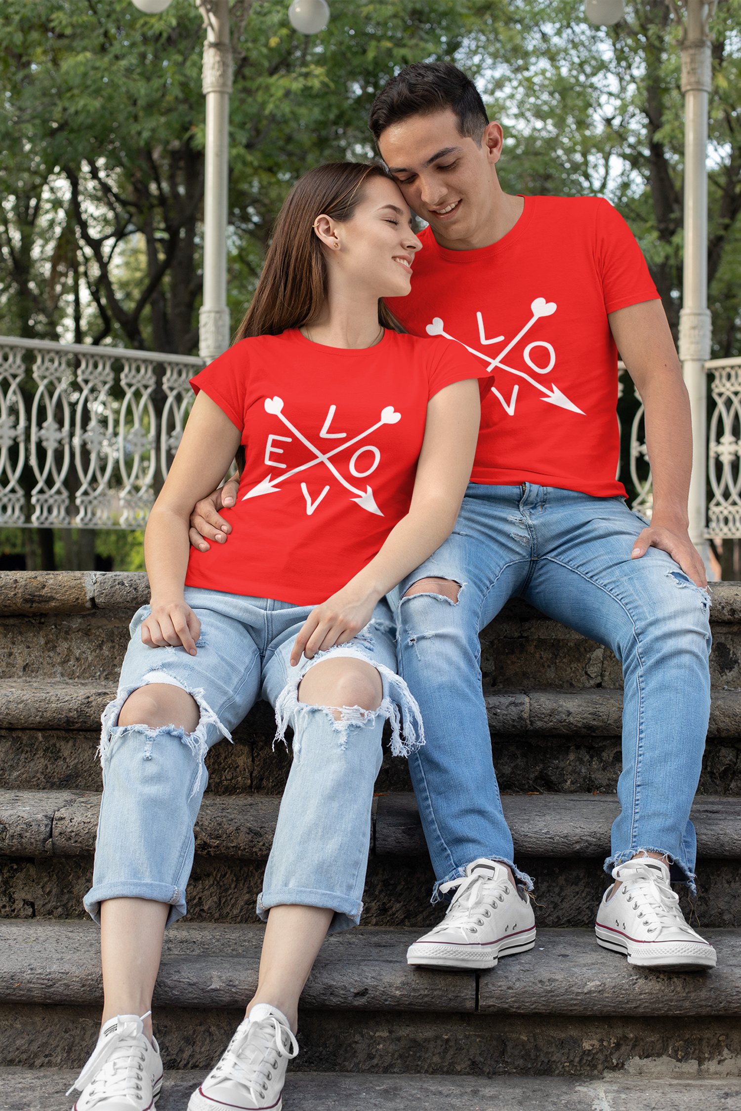 LOVE Printed Couple T Shirt – Nautunkee - Main Image