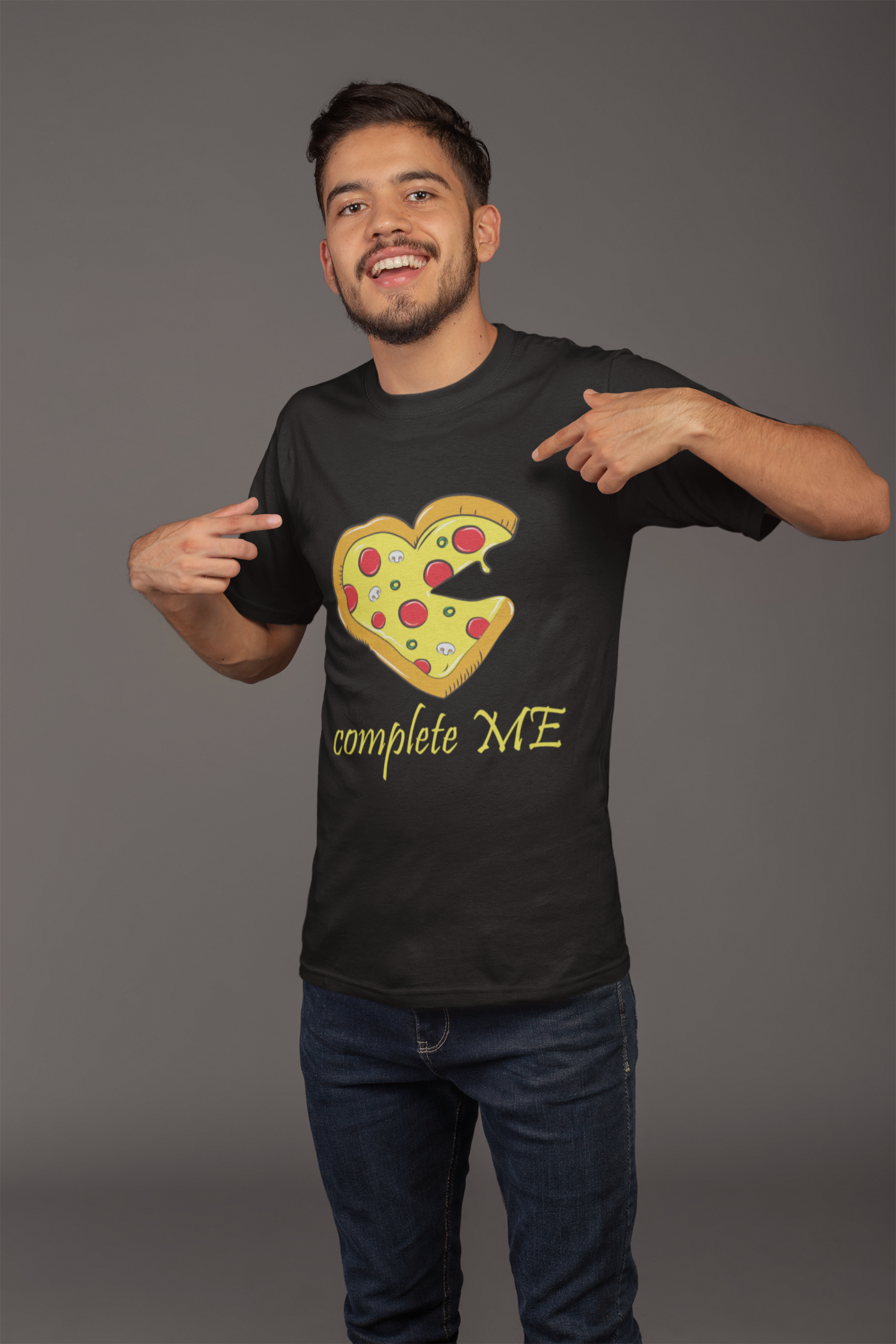 Pizza Slice Matching Couple Tee