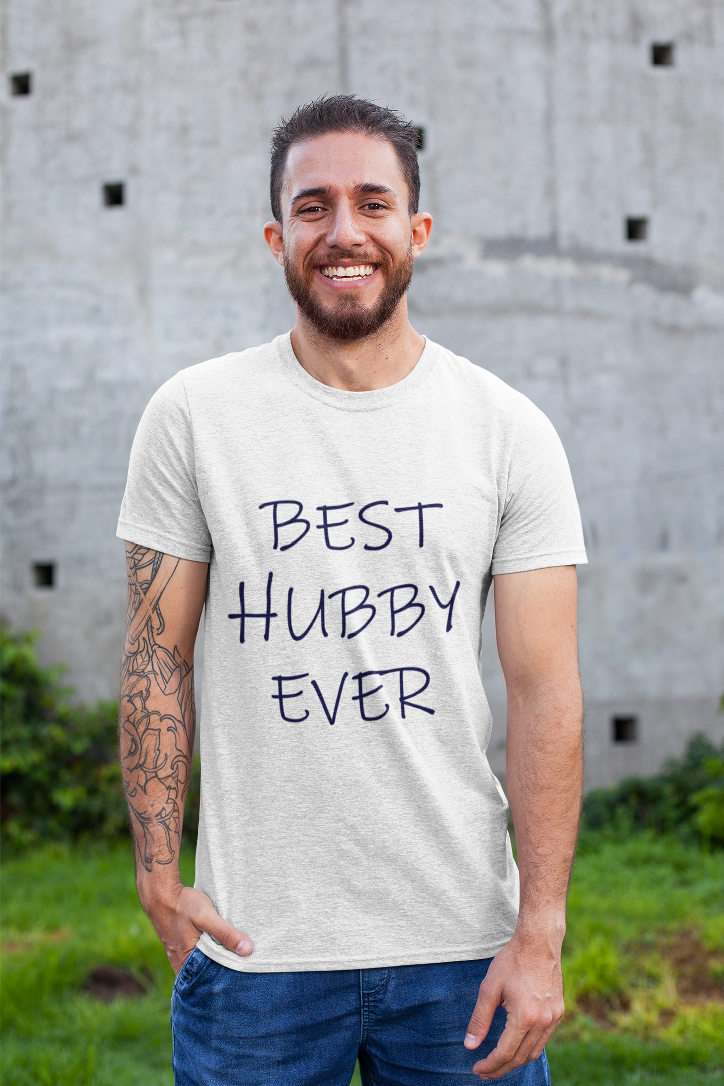 BEST HUBBY & WIFEY EVER Matching Couple T-Shirts