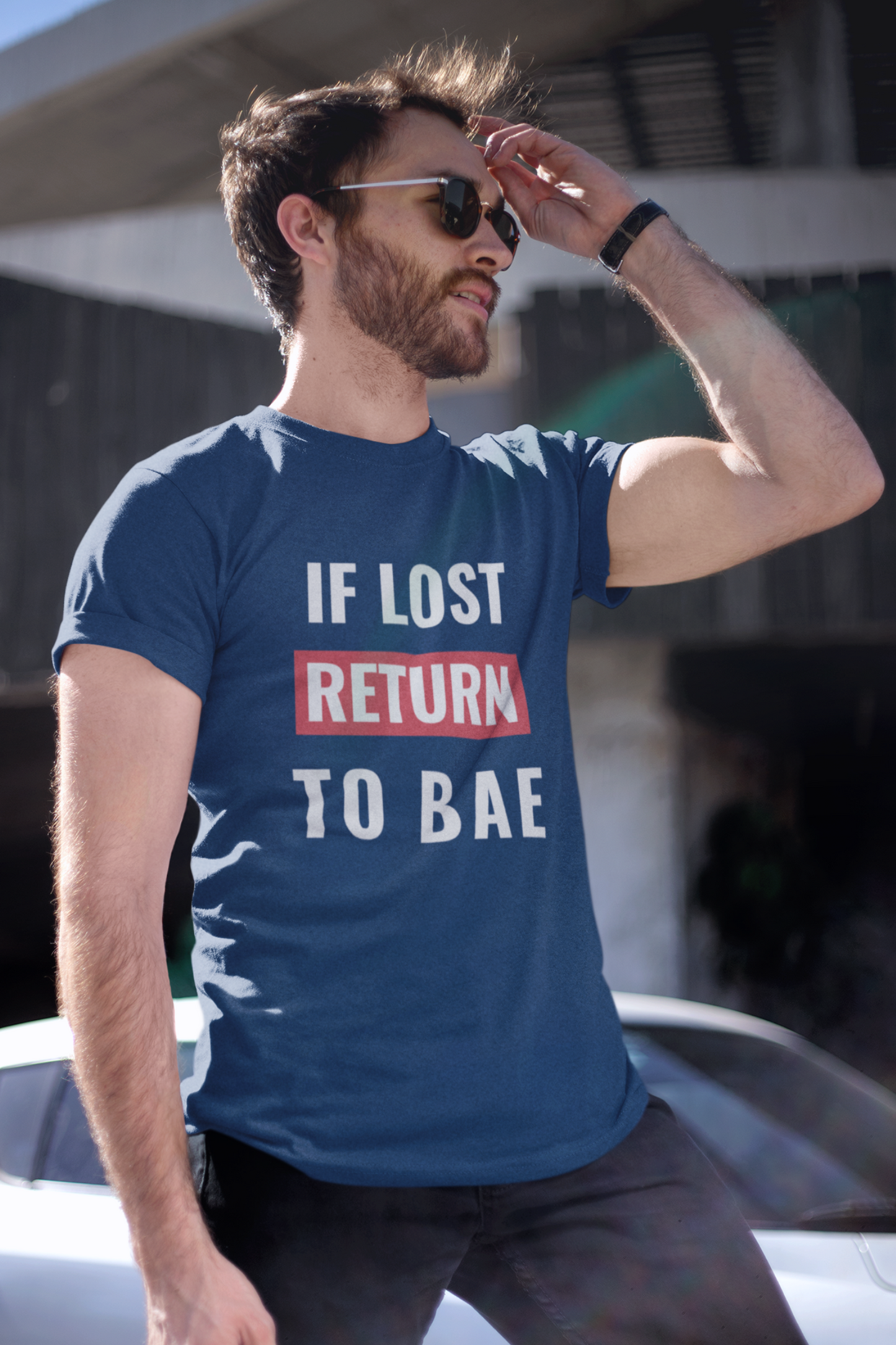 If Lost Return to Bae/ I am BAE Matching Couple T-Shirt