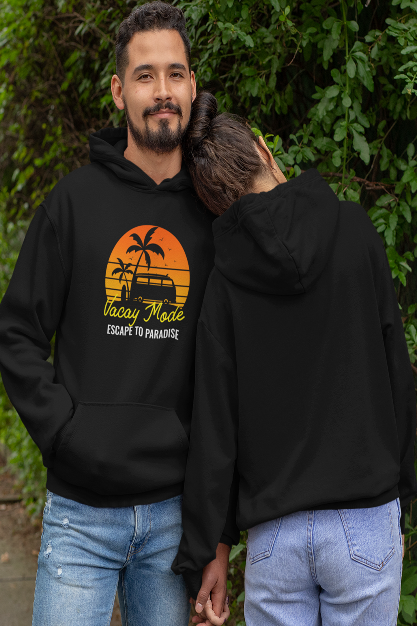 Vacay Mode Couple Hoodie
