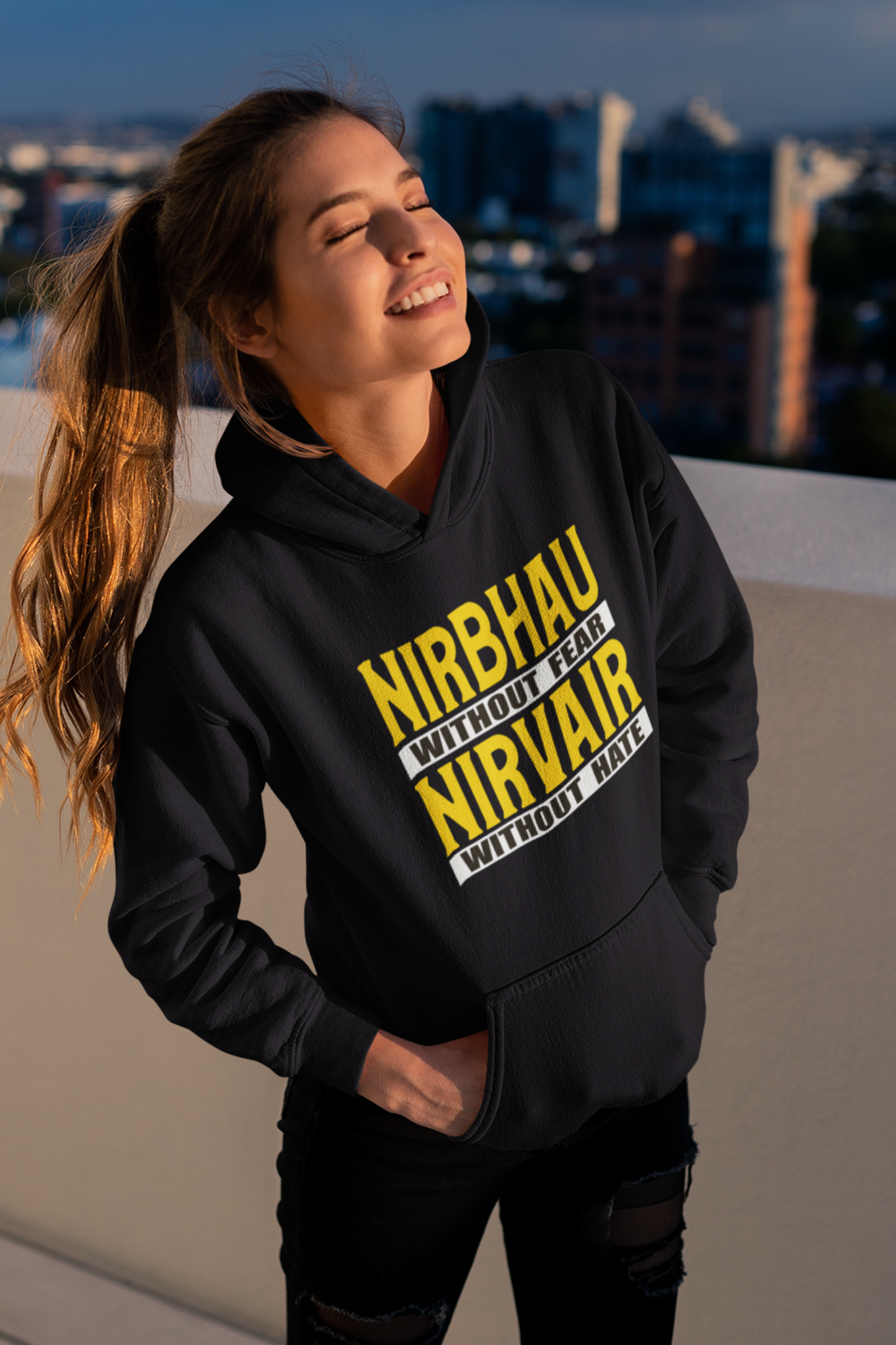 nirbhau nirvair punjabi hoodie - nautunkee