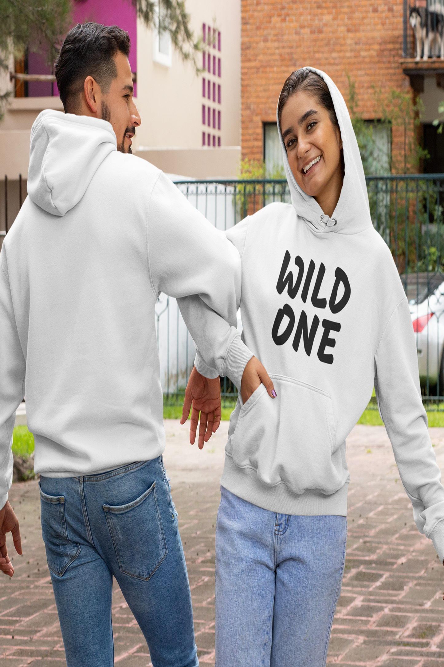 Mild One Wild One Couple Hoodie
