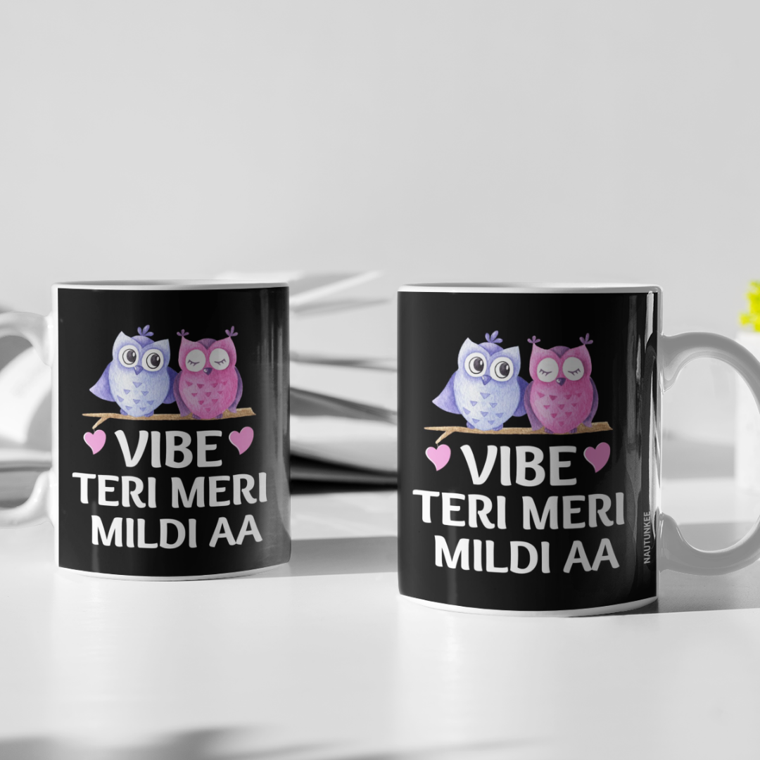 Vibe Teri Meri Milda Aa Couple Mugs