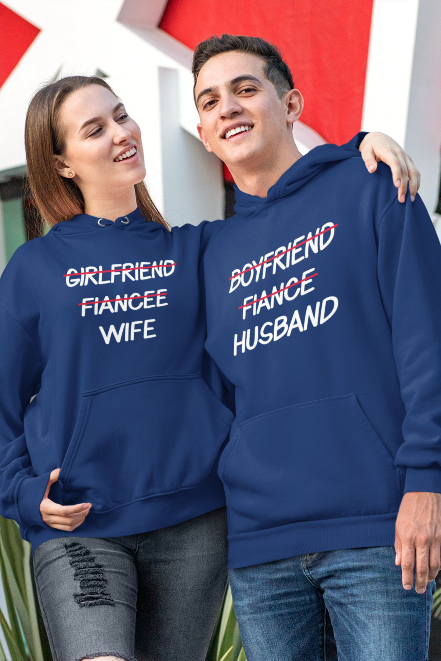 Fiance To Husband Fiancee To Wife Couple Hoodie