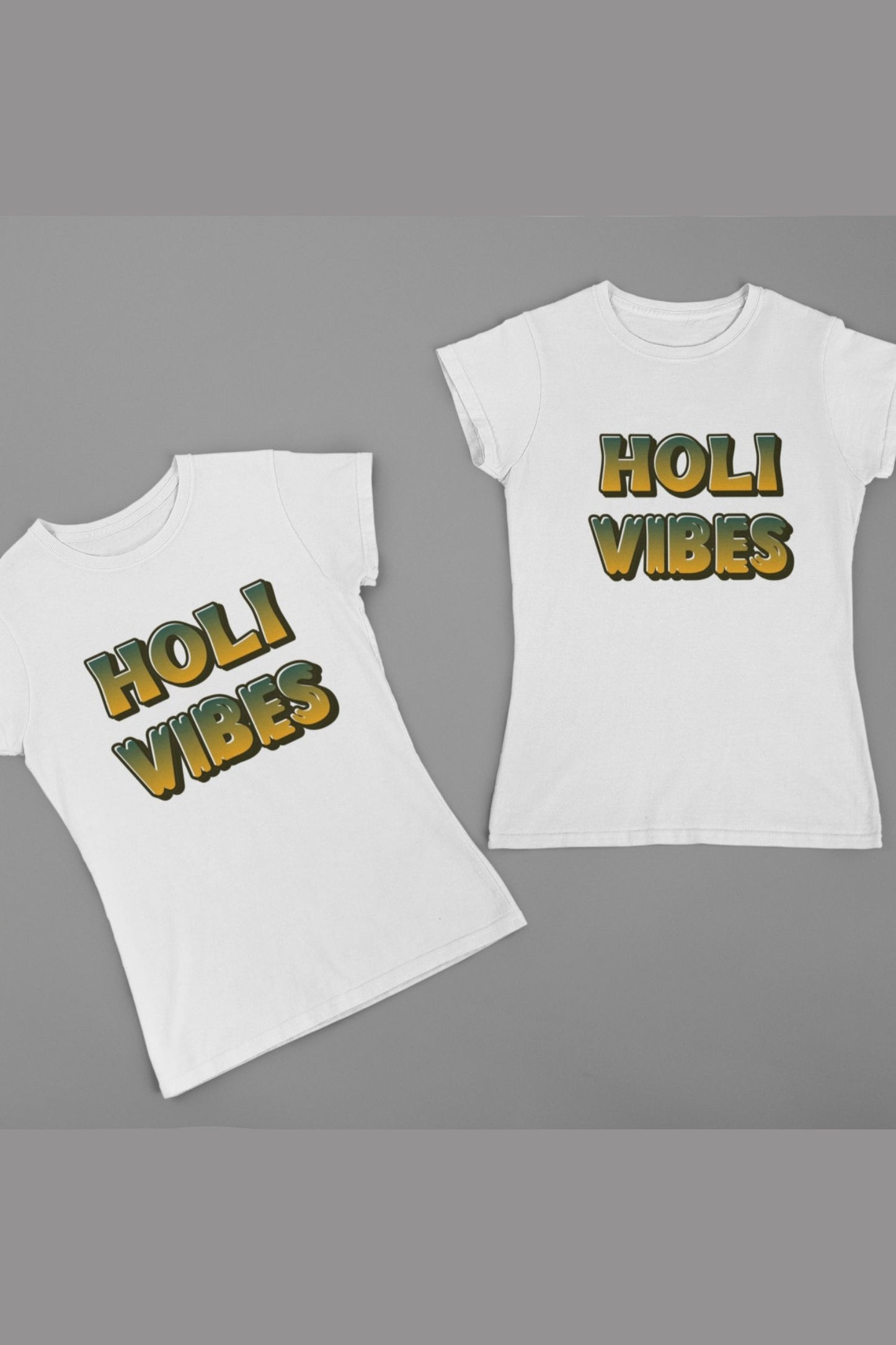 Holi Vibes | Holi T-Shirt For Couples