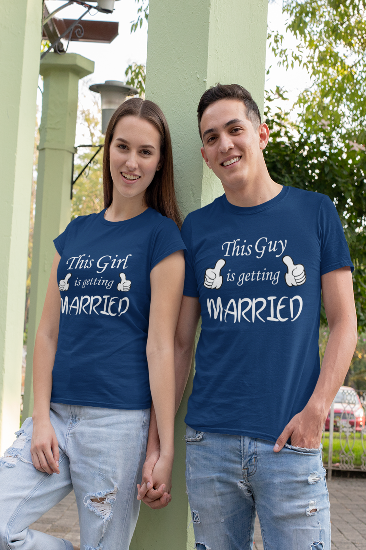 This Guy/ Girl Is Getting Married | Couple T Shirts For Pre Wedding Shoot