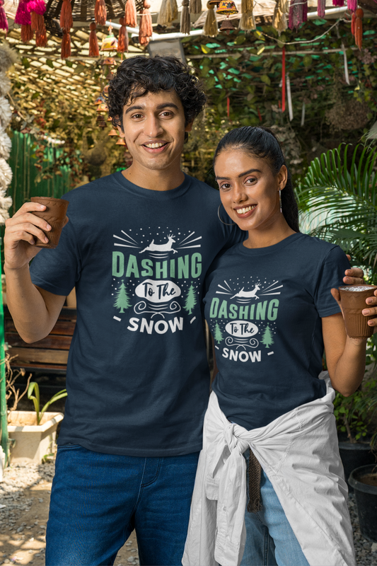 Christmas Couple T-Shirt - nautunkee