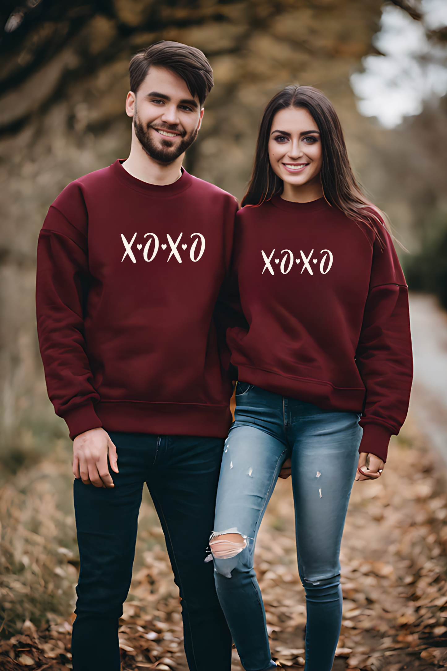 xoxo couple sweatshirt