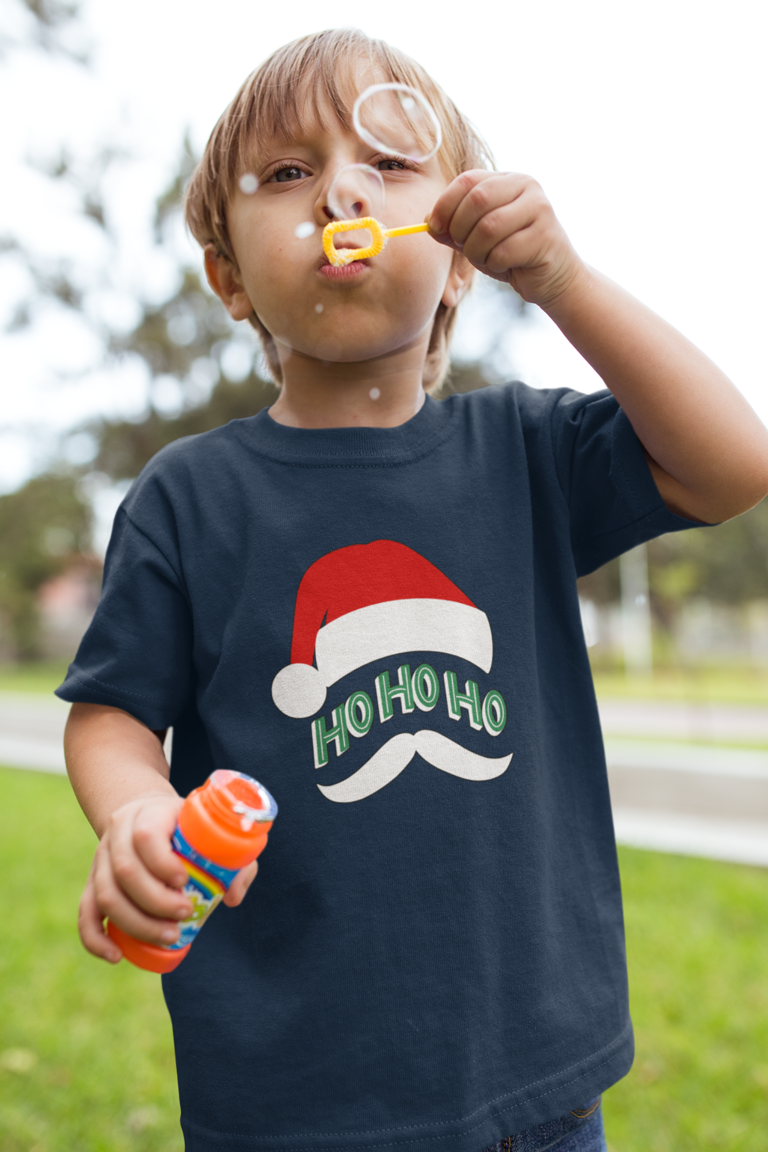 Ho Ho Ho Kids Christmas T-Shirt - nautunkee