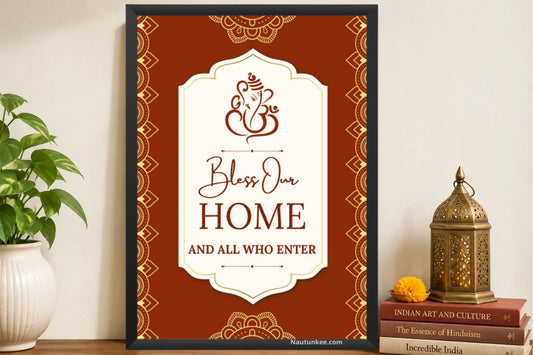 Ganesha Bless Our Home Wall Decor