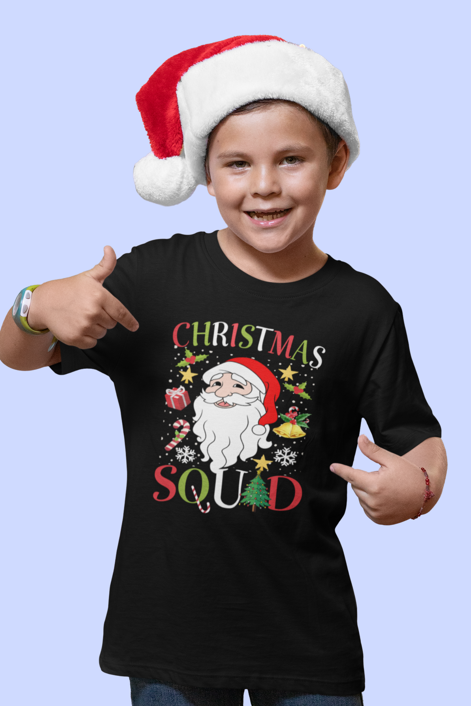 Christmas Squad Kids T-Shirt - nautunkee