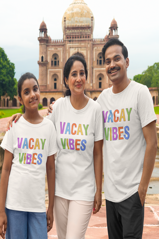 vacay vibes family t-shirt set of 3 - nautunkee