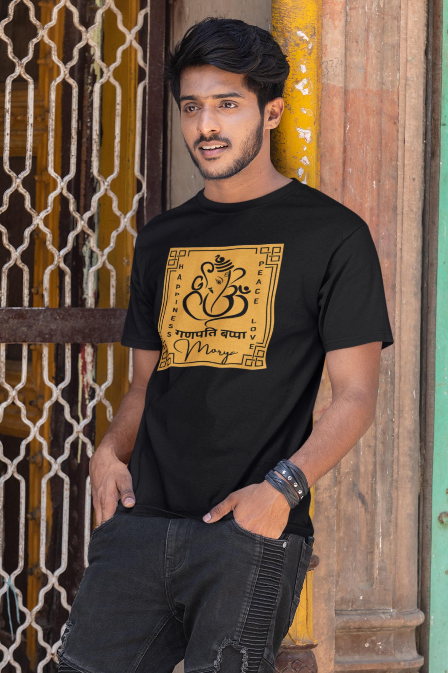 Ganesha / Ganapati T Shirt For Men – HolyHinduStore