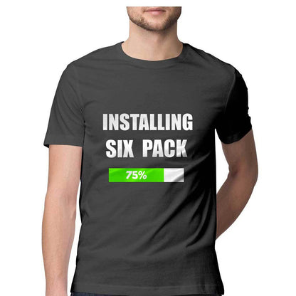 Installing Six Pack Men's Gym T-Shirt