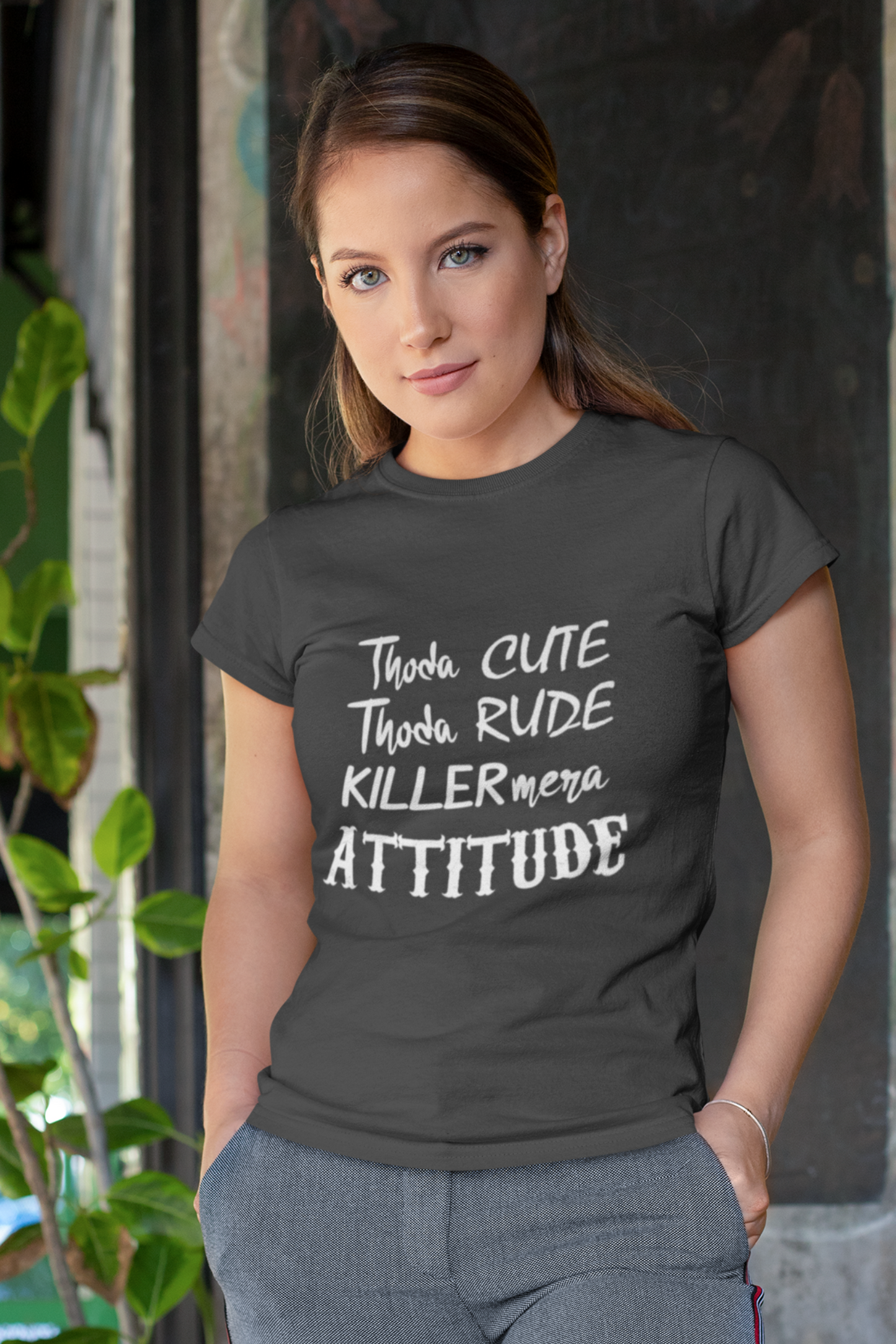 Killer Mera Attitude | Women Half Sleeve Round Neck T-Shirt