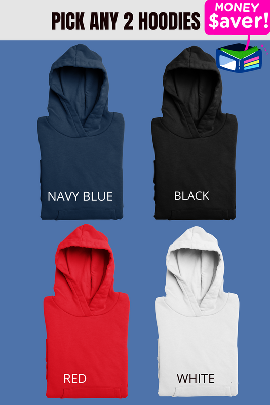 combo pack of 2 plain hoodies online in India - nautunkee.com 