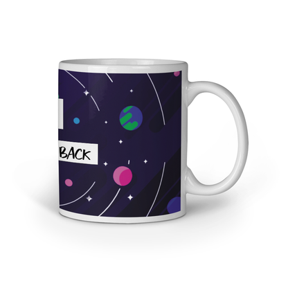 Love You To The Moon & Back Printed Coffee Mug - Black (11oz/330ml)