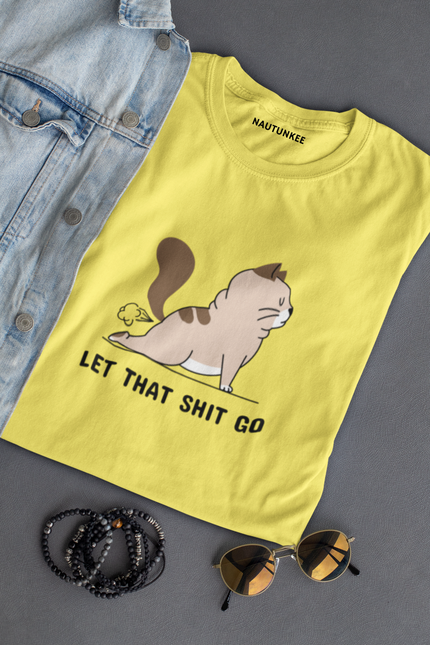 Let That Shit Go Yoga T-Shirt Yoga T-shirt Women's India