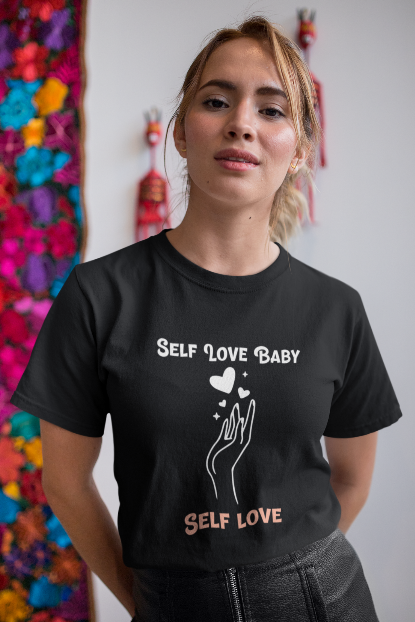 Self Love Crew Neck T-Shirt For Women - nautunkee.com