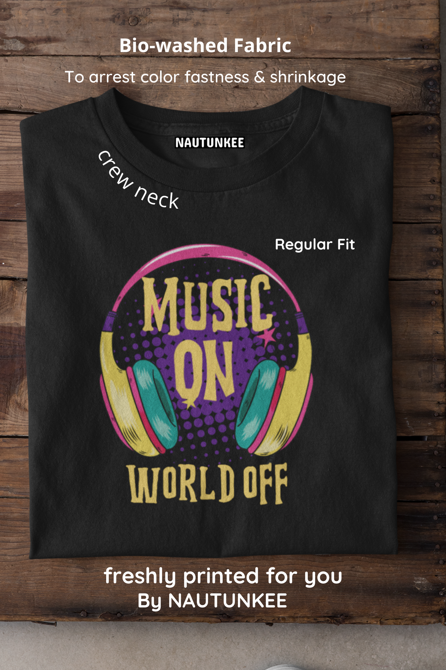music t-shirt - nautunkee.com