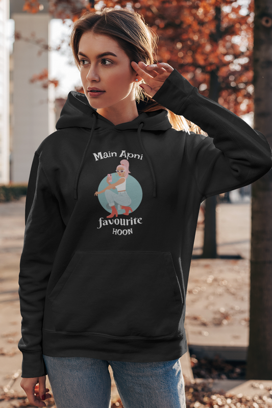 main apni favourite hoon hoodie for women online | nautunkee