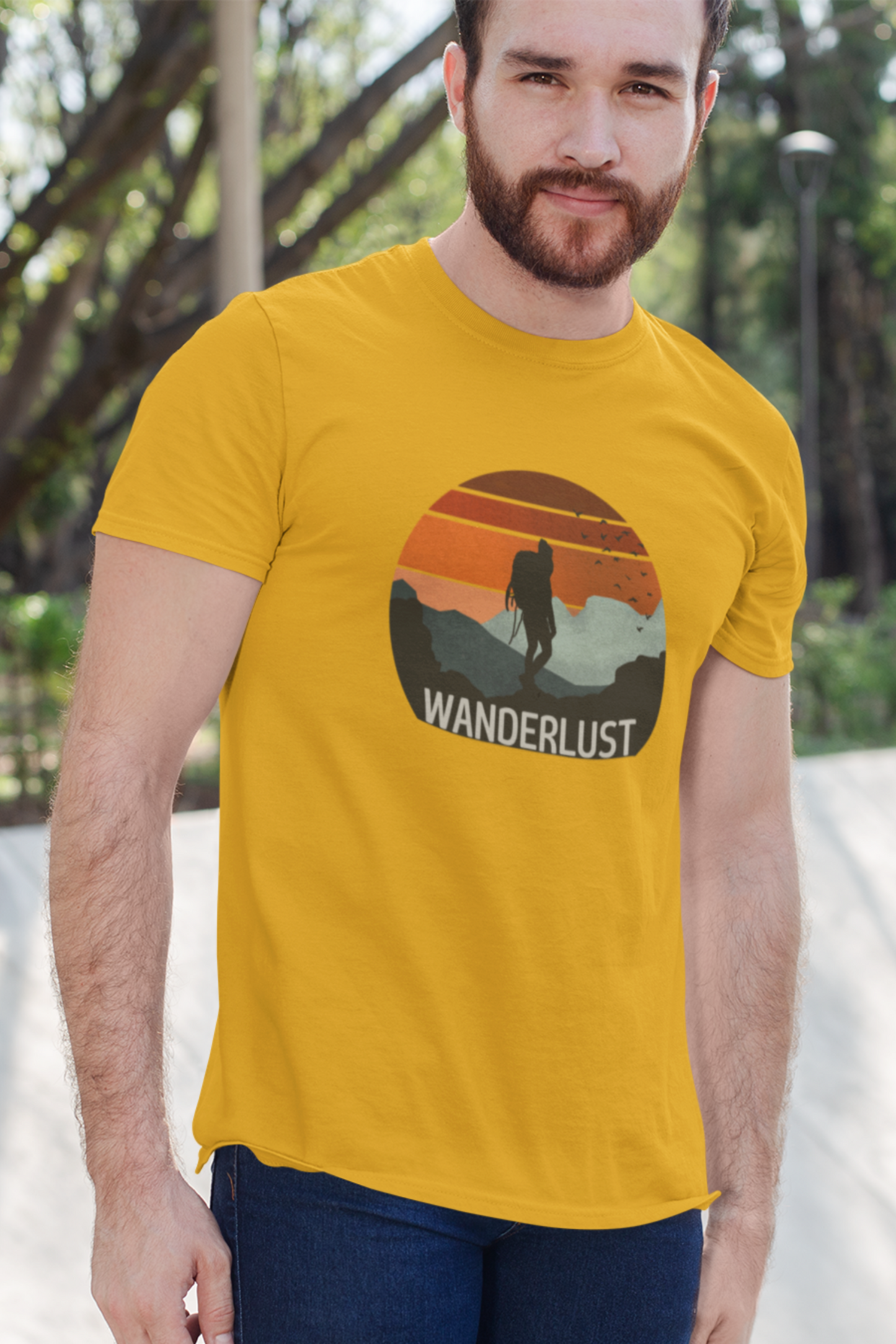 Wanderlust men's Travel T-Shirt - nautunkee.com