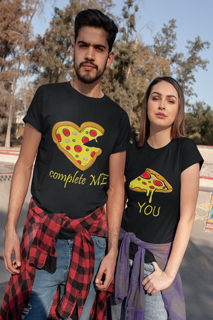 Pizza Slice Matching Couple Tee - nautunkee.com