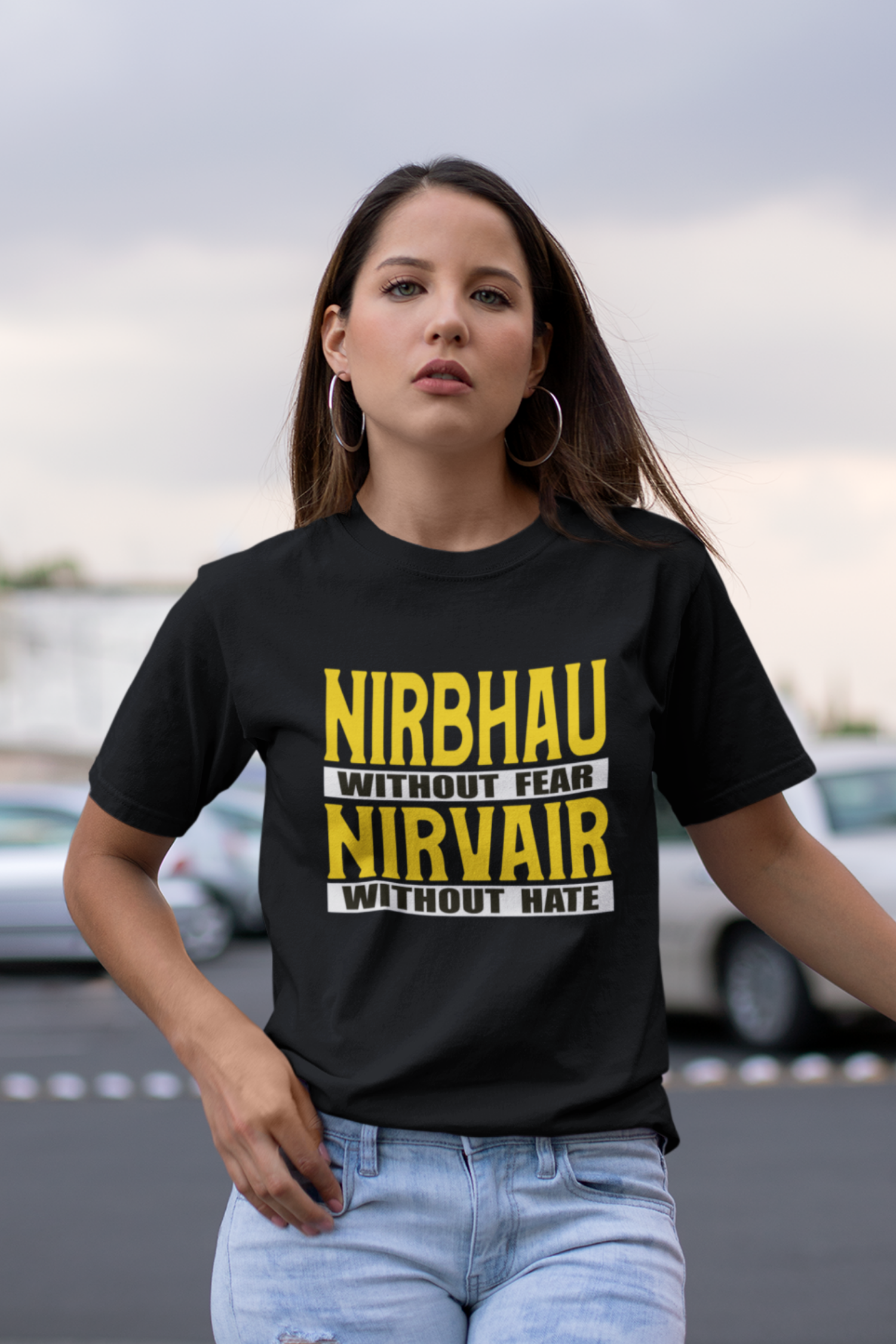 Nirbhau Nirvair Punjabi T-Shirt - nautunkee
