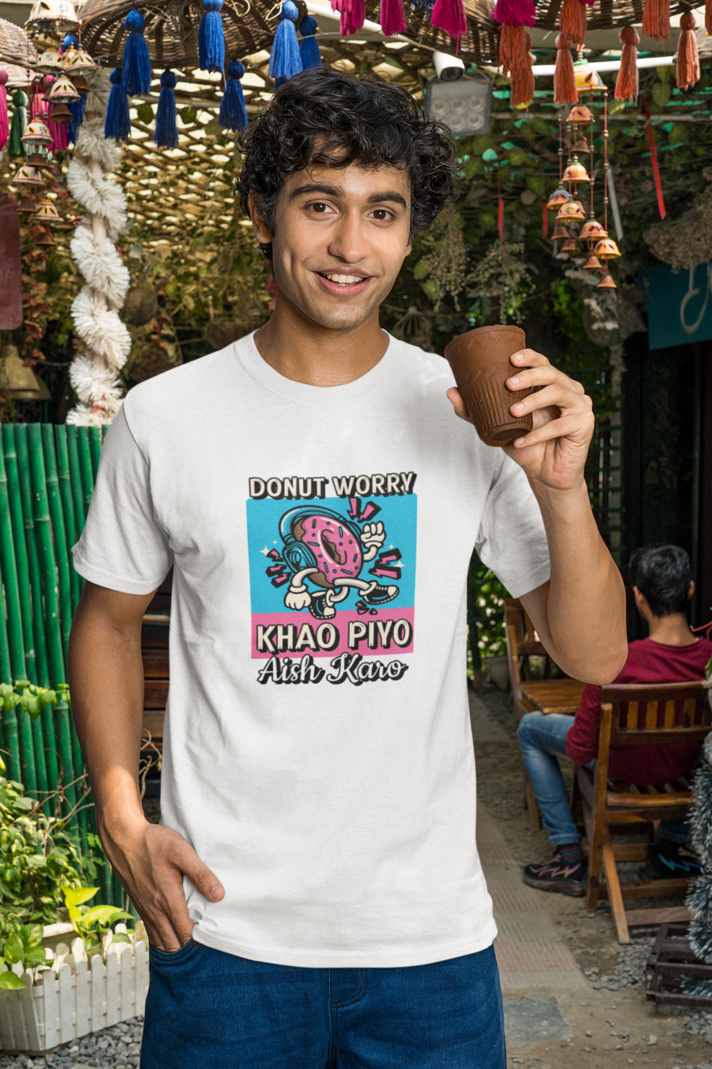 Khao Piyo Aish Karo Foodie T-Shirt - nautunkee